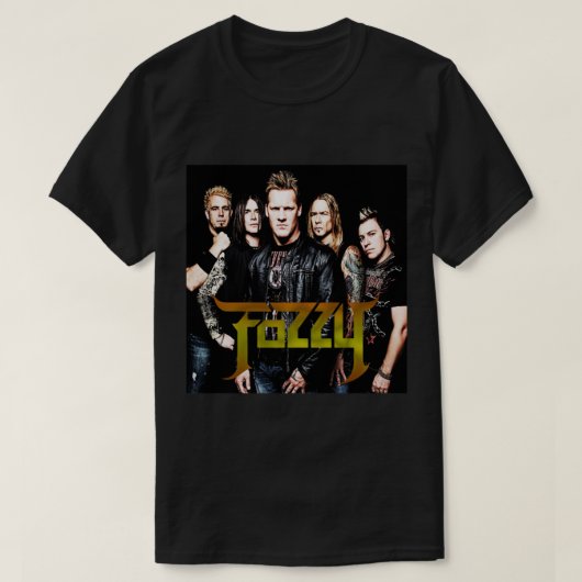 スペシャルミュージックロックバンドFozzy Band Redekiトレンド Tシャツ (デザイン正面)
