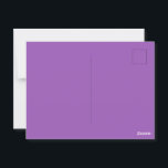 スペシャルメッセージ用ラベンダーパープル光沢はがき ポストカード<br><div class="desc">共有このラベンダーパープル光沢ハガキであなたの特別なメッセージ。その新鮮で心地よい色と滑らかな仕上げはあなたの言葉を美しく強調し、すべてのノートを思感じいやりがありユニークます。友人や家族への挨拶、招待状、心のこもったメッセージに最適。</div>