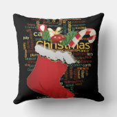 スペシャルメリークリスマスホームデコラーパターンデザイン クッション (裏面)