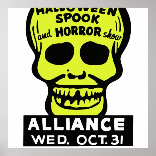 スペシャルレイトスポックとホラーショー ポスター (正面)