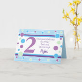 スペシャル第2誕生日パーソナライズされたカード！ カード (黄色い花)