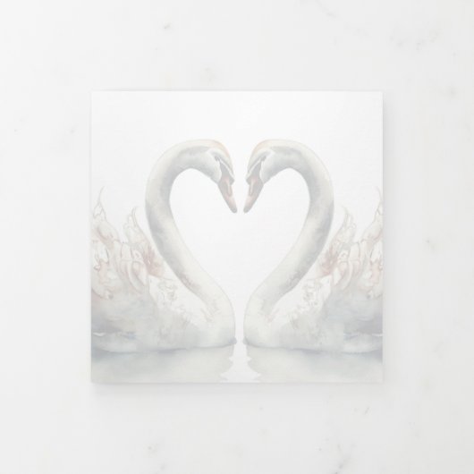 スペシャル結婚の写真の追加 三つ折り案内状 (カバー)