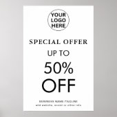 スペシャル・オファーlブラック&ホワイト最終セール割引 ポスター (正面)