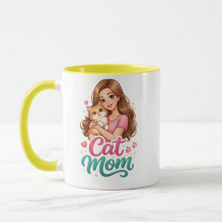 スペシャル キャット ママ マグカップ - かわいい子猫好きのコーヒー カップ