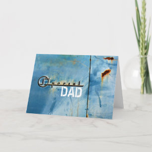 "スペシャル"パパ – ラスティアメリカンパーソナライズされたカー カード