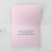 スペシャルSweet 16誕生日カード カード (内部)