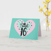スペシャルSweet 16誕生日カード カード (黄色い花)