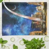 スペシーセントルイスのスカイライン キッチンタオル (折り畳み)