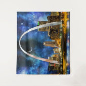 スペシーセントルイスのスカイライン タペストリー (正面)