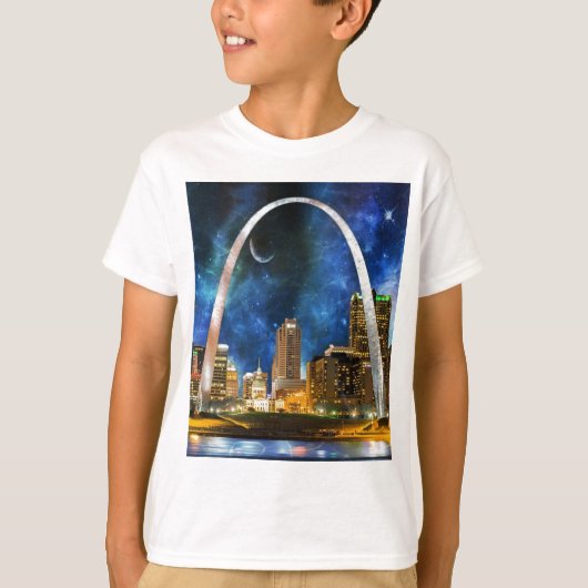 スペシーセントルイスのスカイライン Tシャツ (正面)