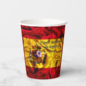 スペスペインのインヒスパニックの日 紙コップ (裏面)