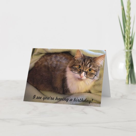 「スペック・タキュラ」誕生日・カード カード (正面)