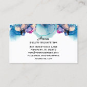 *~*スペックO.ユミーティール(緑がかった色)ターコイズ金ゴールドAP29メッキ 名刺 (裏面)