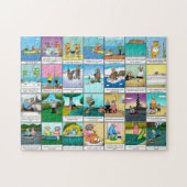 スペッチおもしろいクルス魚釣りユーモアパズル ジグソーパズル (横)