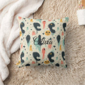 スペッ不気味ターハロウィンピローお洒落幽霊 クッション (ブランケット)