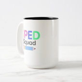 スペドカラフルスカッド特別教育シャツ ツートーンマグカップ (正面左)