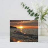 スペリオル湖の夕べ ポストカード (スタンド正面)