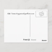 スペリオル湖の夕べ ポストカード (裏面)