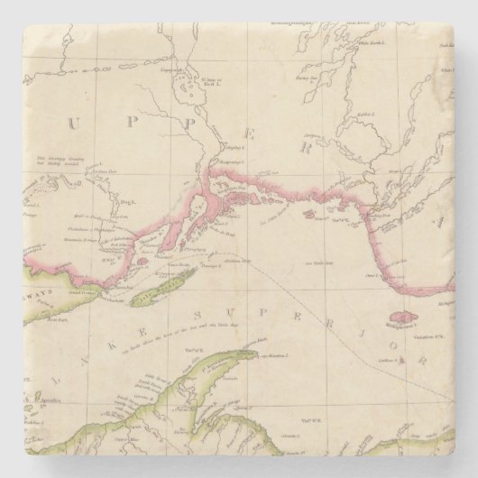 スペリオル湖 ストーンコースター (正面)