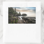 スペリオル湖|ミネソタの海岸 長方形シール (バッグ)