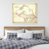 スペリオール湖とミシガン北部 キャンバスプリント (インサイチュ (寝室))