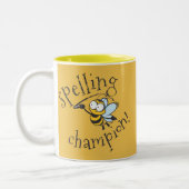 スペリングコンテストのチャンピオン ツートーンマグカップ (左)