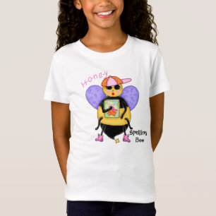 スペリングコンテストの風変わりな蜂蜜の蜂あなた自身の芸術 Tシャツ