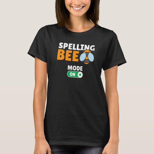 スペリングビーゲーム 競争スペリング スペリングB Tシャツ (正面)