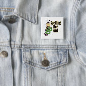 スペリングビー女子のまわりに 缶バッジ (インサイチュ)