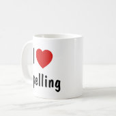 スペルが大好き コーヒーマグカップ (正面左)