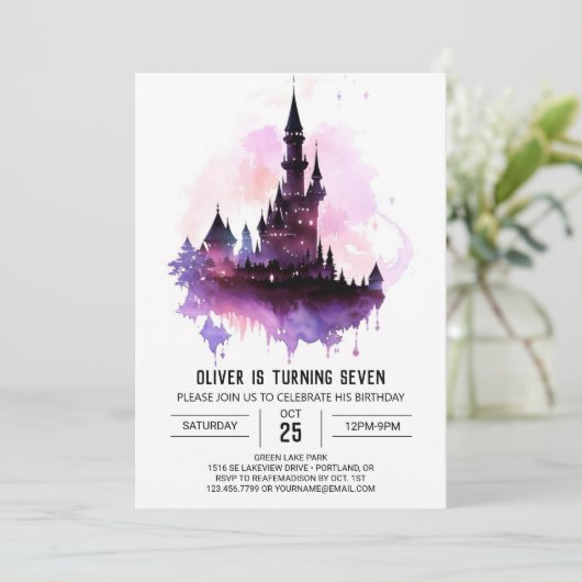 スペルとウィザードの誕生日 招待状 (スタンド正面)