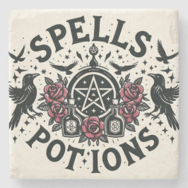 スペルとオプション ストーンコースター