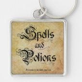 スペルとポーションのキーチェーン キーホルダー (正面)