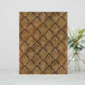 スペルキャスターブルゴーニュ&金ゴールドスクラップブック紙シート (スタンド正面)