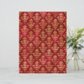 スペルキャスターレッド&金ゴールドスクラップブック紙シート (スタンド正面)