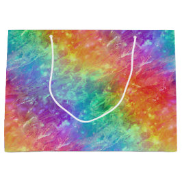 スペルキャスター – ヴィヴィヴィヴィッドレインボーグラデーションプリズム： ラージペーパーバッグ