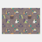 スペルサプライのハロウィーン ラッピングペーパーシート (正面)