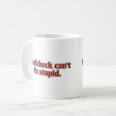 スペルチェックは愚か固定できません コーヒーマグカップ (正面左)