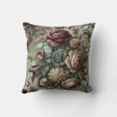 スペルハウンド – ゴシックフローラバロック装飾用クッション クッション (裏面)