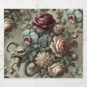 スペルハウンド – ゴシックフローラバロック ビールラベル (シングルラベル)