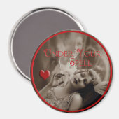 スペルバレンタインヴィンテージ マグネット (正面/裏面)