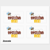 スペルビー 長方形シール (シート)