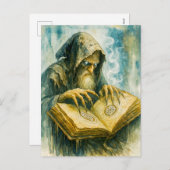 スペルブックと爪を持つダークケルトの薬 シーズンポストカード (正面/裏面)