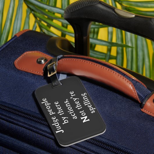 スペルミスではないアクションでユーザーを判断 ラゲッジタグ (正面インサイチュ1)