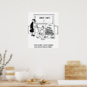 スペルミスの廃棄 ポスター (キッチン)