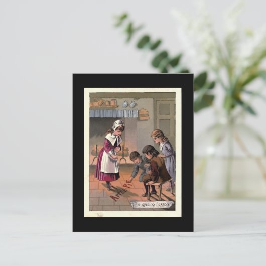 スペルレッスンヴィンテージの子のブックイメージ ポストカード (スタンド正面)