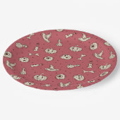 スペル&スケルトン紙プレート ペーパープレート (アングル)