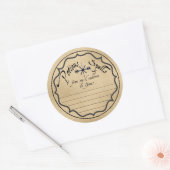 スペル&ポーションのラベル ラウンドシール (封筒)