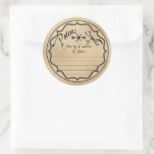 スペル&ポーションのラベル ラウンドシール (バッグ)