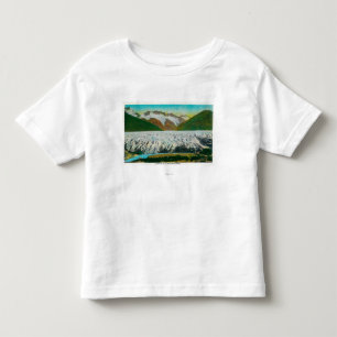 スペンサーの氷河の眺め、Sewardの近くで、アラスカ トドラーTシャツ